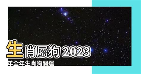 屬狗2023運勢|【狗】詹惟中 2023 生肖整體運勢：事業、愛情、財富、健康 完整。